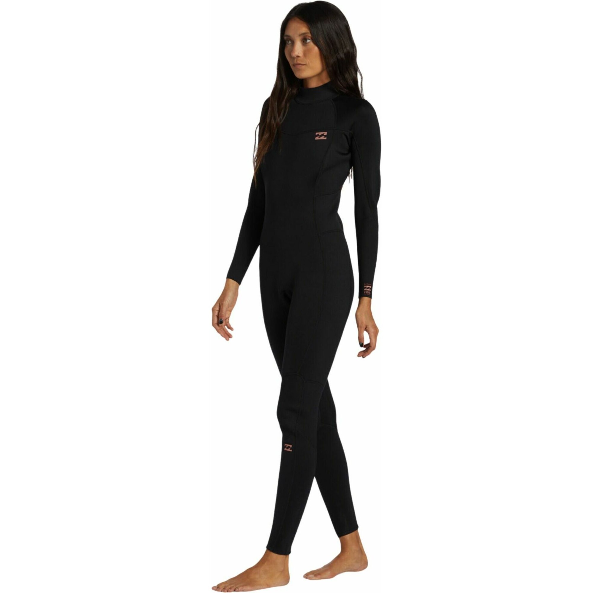 Billabong Womens Foil Mm Flatlock Back Zip Wetsuit Abjw